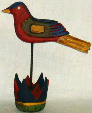 Blue Red Yellow Bird