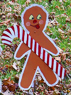 Gingerbread Boy stake