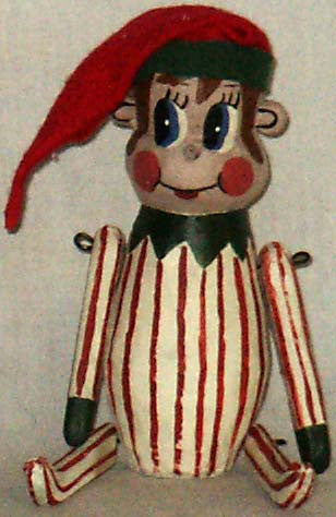 Penny Doll Red Striped Knee Huggger