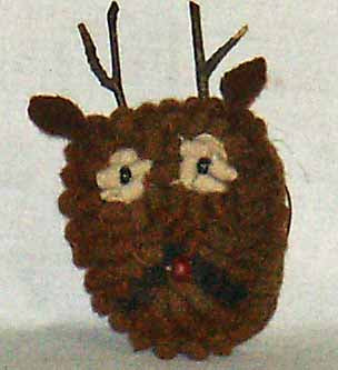 Reindeer Head Orn